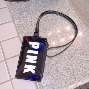 Pink Victoria’s Secret lanyard